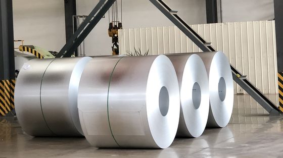 Αζ150 ASTM Κτίριο Αλουμινίου Ζινκ Coils Καταλύματα φύλλο αντι δάχτυλο Dx51d+Az Zincalume