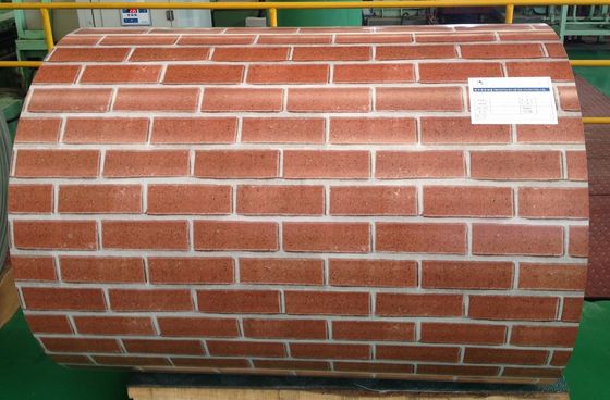HDP Polyester Wood Grain PPGI G60 Ζυγισμένη τροχιά από χάλυβα