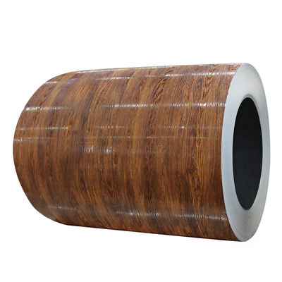 0.75mm Wood Grain Printech χρωματικά επικαλυμμένο περιτύλιγμα PPGI Steel Coil S320GD