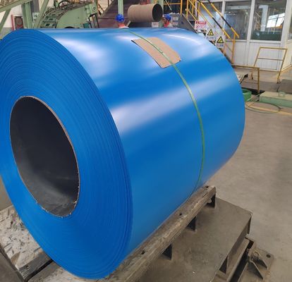 PVDF valspar Z275gΧρωματιστή επικάλυψη ατσάλινης περιστροφής G550 Προχρωματισμένο γαλβανισμένο χαλύβδινο φύλλο 30 έτη Εγγύηση υψηλού επιπέδου χρήση έργου