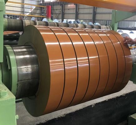 Φόρμα PVC PPGL RAL2004 A120 25/8μm Beckers Προχρωματισμένες ταινίες χάλυβα Galvalume