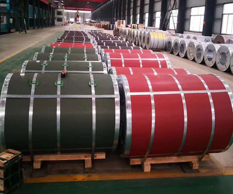 Χάλυβα με χρωματική επίστρωση και υφαντικό χάλυβα AZ150 Προχρωματισμένο χάλυβα Galvalume Χάλυβα βάσης μετάλλου 20 χρόνια εγγύηση Beckers Polyester