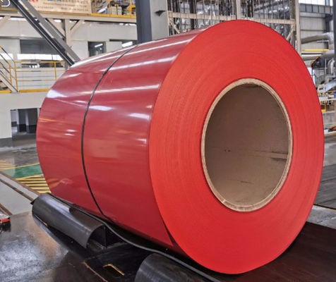 Προχρωματισμένο Galvalume Aluzinc Steel AZ150 PPGL Steel Coil HDP DX51D/s320GD Για μεταλλικές τοιχοποιίες
