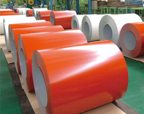 HDP PPG 0.50-1.0mm Z275 PPGI Προχρωματισμένα χρώματα επικάλυψης ατσάλινων κυλίνδρων DX51D Χρήση για οροφή