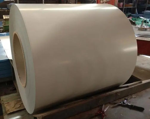 RAL1014 Ελεφαντόδοντο PVDF AkzoNobel Aluminium Coils 3003 H24 PE/Ποχρωματοποιημένο/Προχρωματισμένο/Ποχρωματοποιημένο Αλουμίνιο