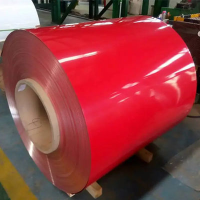 Dx51d SGCC PPGI Χρωματιστή επικάλυψη Προχρωματισμένη Ζυγισμένη Σιδηροτροχιά για υλικό οροφής