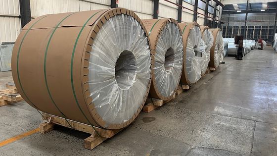 3003H24 H26 ASTM B209 Άλουμινίου Λύκη Χάλυβα Χρώμα Επιχρισμένο Γαλάζιο φύλλο αλουμινίου Αλουμινίου κυλίνδρους Διαρθρώσεις αεροσκαφών