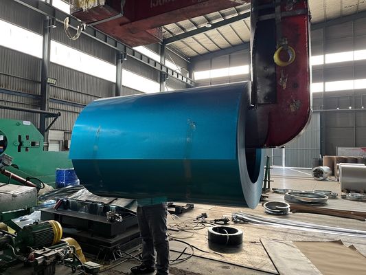 Κανονικό Spangle 55% Aluzinc AZ100 0,4mm Υλικά οροφής Galvalume Steel Coil Παθητικό
