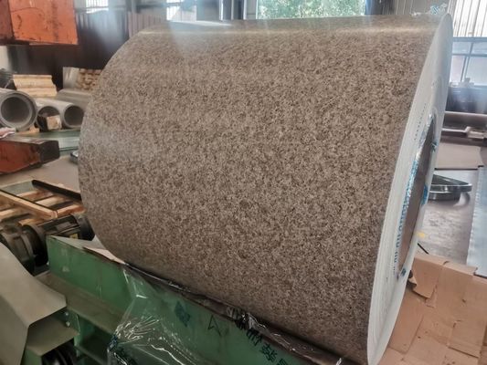 3003H24 Αλουμινίου 0,80*1200 PVDF Γρανίτη Coil Πινακός Πινακός Χρωματικός Πινακός 50ετής Εγγύηση Πινακός Χρωματικός Πινακός