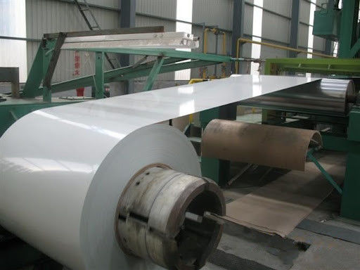 AZM150+/-20 PPGL RAL9003 Single White PPAL CS-B κυματοειδής οροφική πλάκα πλακάκια χρωματικό φύλλο περιέλιγμα προχρωματισμένο αλουζίνιο χάλυβα