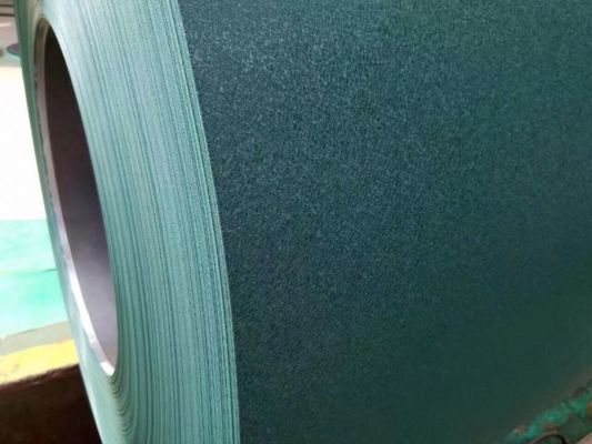 RAL6020 0,50*1040 PPGL AZ165 HDP PVDF 30 έτη Ματ υφαντό ατσάλινη τροχιά κάλυψη βαμμένη γαλβανισμένη χάλυβα μεταλλική οροφή