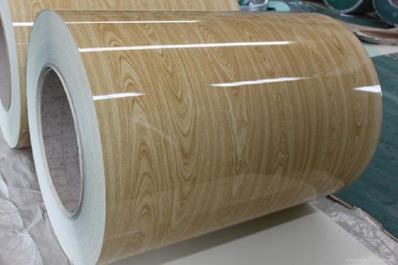 PVDF ομαλό ξύλο κόκκους ατσάλινες περιστροφές αλουμινίου περιστροφές για τοίχους πλευρική στάθμευση άκρη