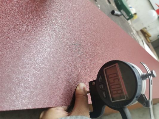 30 Χρόνια Matt Textured RAL3011 0.50*1250 PPGI HDP Z275 Sherwin Williams Ζωγραφισμένη Ζυγισμένη Χάλυβα κυματοειδής οροφή